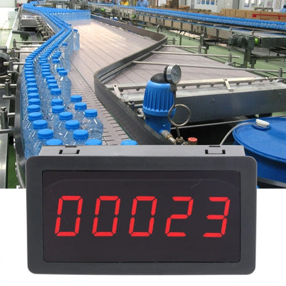Electronic Counter 5-Digit Counter Meter-Counter Meter 12-24V Red 5 Digit 0.56" LED Panel Counter Meter Up DropShipping