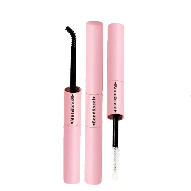 Lash Bond and Seal Glue 2 in 1 for Cluster Lashes, Lash Bond and Seal Super Strong Hold, Latex Free, Waterproof, Lash Glue