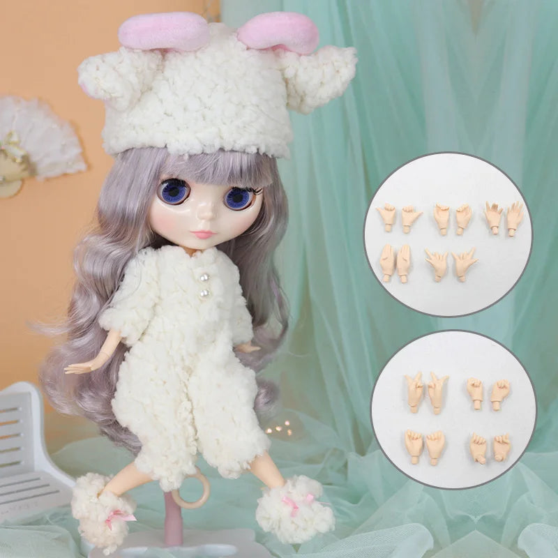 ICY DBS Blyth Doll Cute Combination Including Clothes Shoes Hand Set AB Cosplay Dressing 1/6 BJD Anime Girl OB24