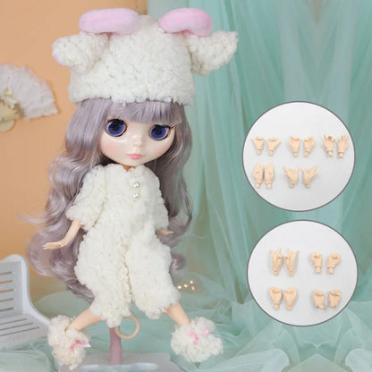 ICY DBS Blyth Doll Cute Combination Including Clothes Shoes Hand Set AB Cosplay Dressing 1/6 BJD Anime Girl OB24