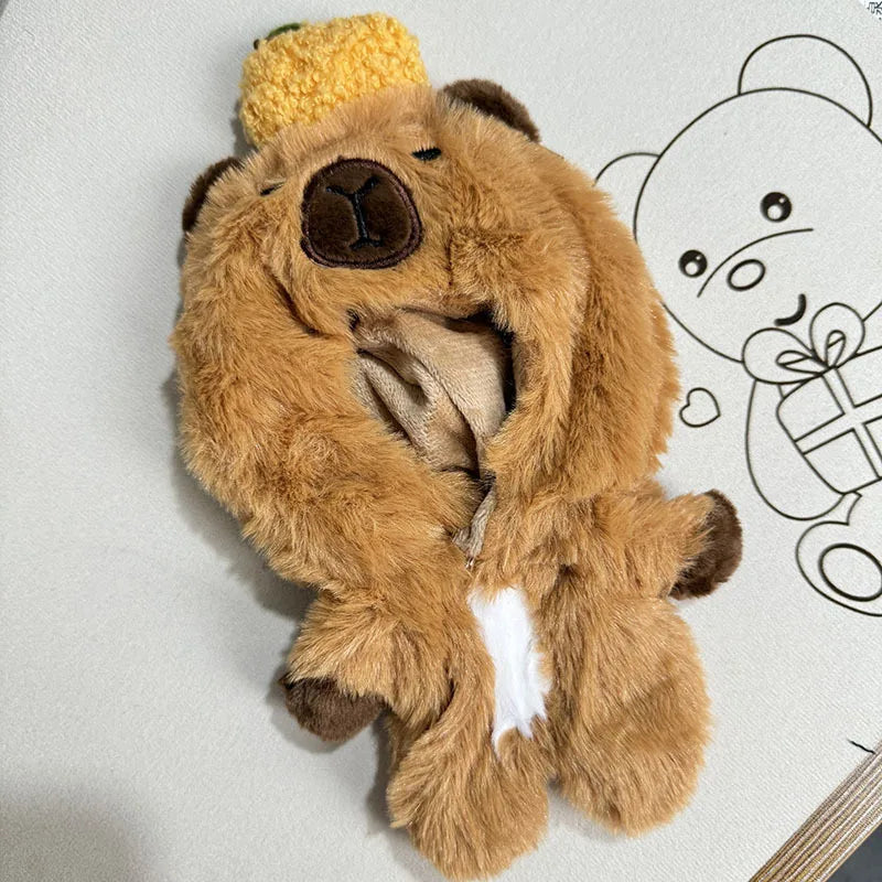 Labubu I II Dolls Clothes for Labubu The Monster Outfit Accessories Clothing DIY Kids Gift QuQu Capybara Jumpsuit For Winter