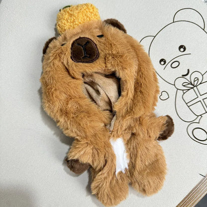 Labubu I II Dolls Clothes for Labubu The Monster Outfit Accessories Clothing DIY Kids Gift QuQu Capybara Jumpsuit For Winter