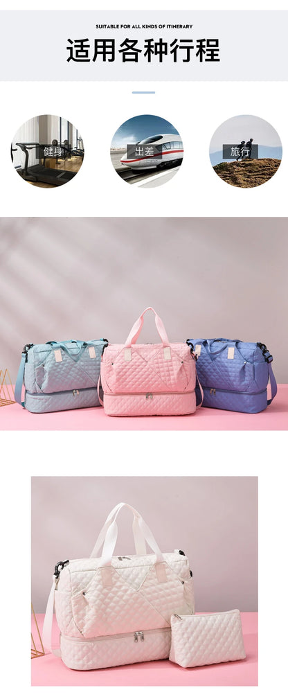 Large Capacity Travel Bags Luggage Organizer Bag Handbag Waterproof Portable Foldable Travel Clothes Storage Bag Shoulder Bags