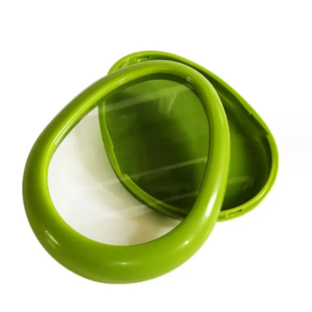 1/4PCS Reusable Food Saver Box Half Cut Fruit Freshing Retractable Film Storage Container Fruit Preservation Seal Cover Kitchen