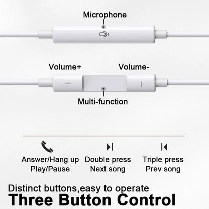 Type C Wired Headphones For Xiaomi 15 14 13 12 11 Redmi Phone 3.5MM Earphone For Huawei Samsung Earbuds Laptop With HD Mic