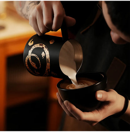 MHW-3BOMBER Coffee Milk Frothing Jug Latte Art Cup Stainless Steel Milk Frother Pitcher Jug Espresso Coffee Accessories