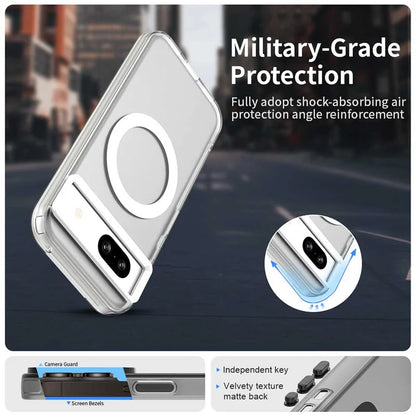 For Google Pixel 8A Case Magsafe Wireless Charging Cover Google Pixel 8A Case Shockproof Matte TPU Phone Bumper Google Pixel 8A