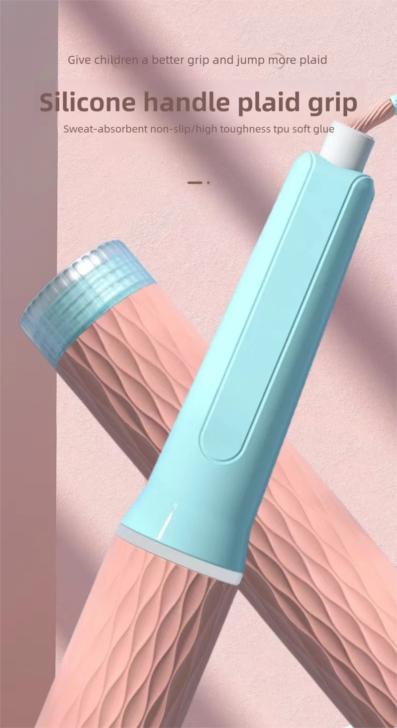 Exam Prep Student Jump Rope – Bamboo Soft Beads Anti-Tangle Design, Ergonomic No-Knot Rope for School Entrance Tests