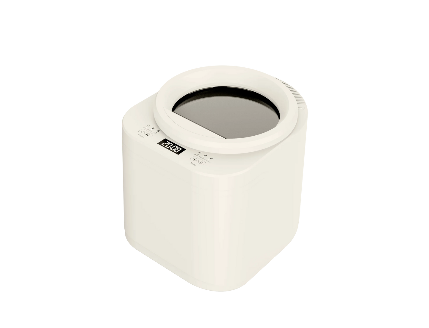 Pet Food Processor For Furry Friends-premium Bowls & Feeders White Silk Screen Smart Automatic Pet Feeder