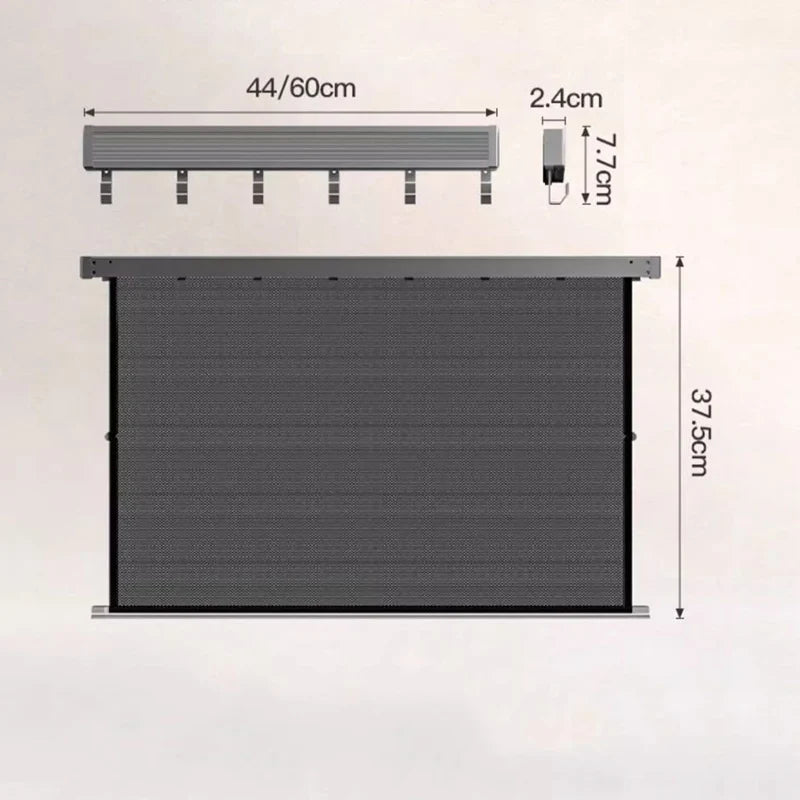 Balcony Drying Racks Retractable Drying Net Foldable Multifunctional Stainless Steel Sock Wall Shelf Bathroom Portable Organizer