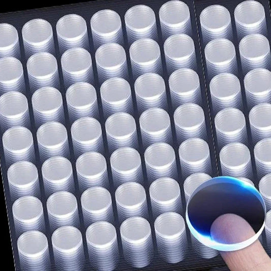 1000pcs Double Sided Gel Glue Pads DIY Removable Sticky Patch No Trace Wall Hanging Crafts Clear Round Square Self Adhesive Dots