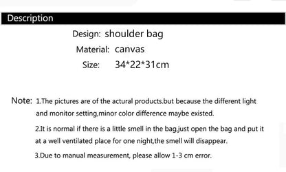 Casual Large Capacity Canvas Shopper Totes High Quality Eco Reusable Grocery Handbag For Women Travel Shoulder Bags Daily Pouch