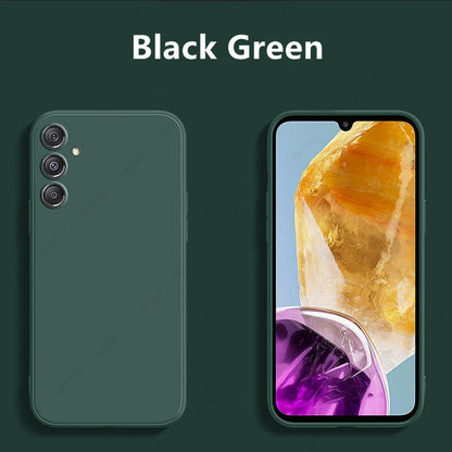 For Samsung Galaxy M15 Case for Samsung Galaxy M15 Cover Shell Soft Original Liquid Silicone Phone Case for Samsung Galaxy M15