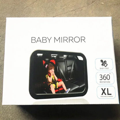 Interior Baby Mirrors Adjustable Wide Car Rear Seat View Child Seat Safety Mirror Monitor Headrest High Quality Interior Styling
