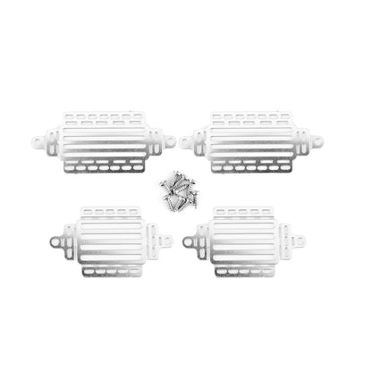 for WPL D12 Truck 3D Metal Lamp Cover Headlight Front & Rear Light Guard 1/10 RC Trailer Remote Control Car Spare Part Upgrade