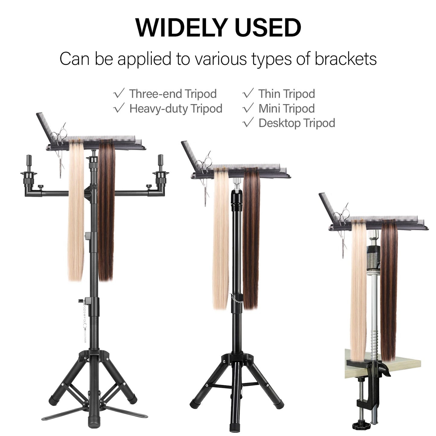 Hair Extension Holder Stand Wig Hair Tray Braiding Hair Rack Stand Hair Extension Tool Salon Extension Hair Tray For Hair Weft