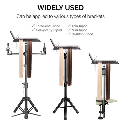 Hair Extension Holder Stand Wig Hair Tray Braiding Hair Rack Stand Hair Extension Tool Salon Extension Hair Tray For Hair Weft