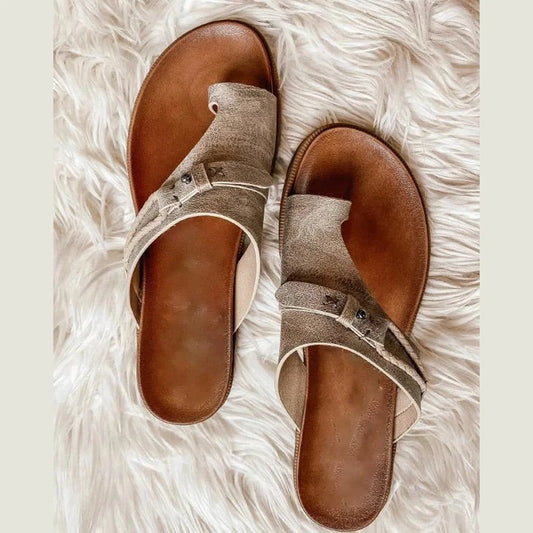 Womens Orthotics Sandals Comfort Premium Casual Flat Sandal For Summer Outdoor Hiking Walking Beach Shoes