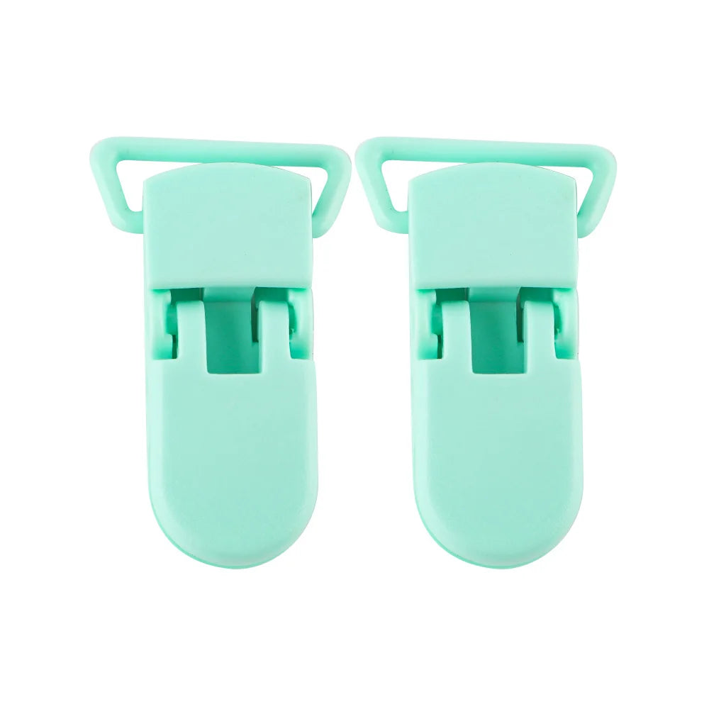 10Pcs/Lot Plastic Clasp Colorful Solid Clip Chain Making For Jewelry Handmade Crafts Making Accessories