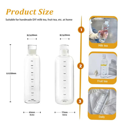Sports Water Bottle New Simple Water Cup Portable Water Container Outdoor Travel Fitness Sports Gym Bottle Milk Juice Bottle