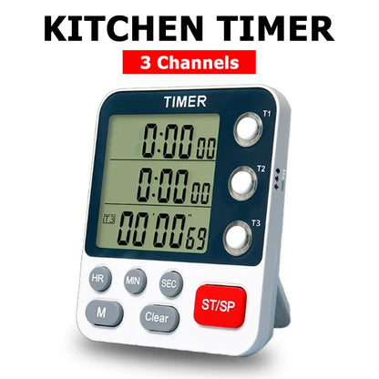 Electronics Digital Cook Timer with Large Screen Countdown Learn Reminder Alarms Clock Timing for Kitchen Cooking Timer