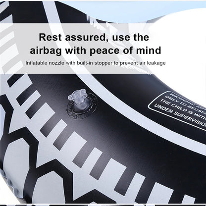 Swimming Pool Floating Rings Tire Pattern Leakproof Inflatable Swim Ring Pool Rings Air Mattresses Swimming Pool Accessories