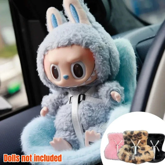 For Labubu Doll 15-17cm Seat Air Outlet Aromatherapy Decoration Ornaments Holiday Gifts for Women Car Interior Accessories