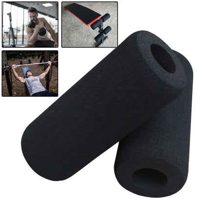 2Pcs Foot Foam Pads Rollers Replacement For Leg Extension For Weight Bench For Gym Exercise Machines Foot Foam Pads