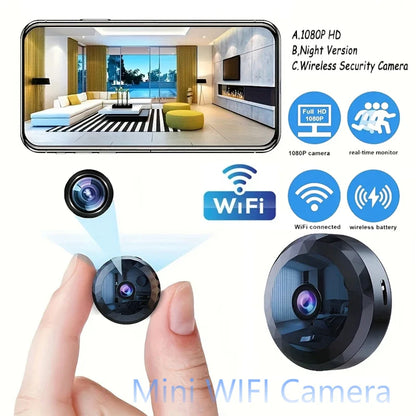 1080P Mini HD WiFi Security Wireless Camera HD Security Protection Voice Video Surveillance Night Version Camcorder﻿