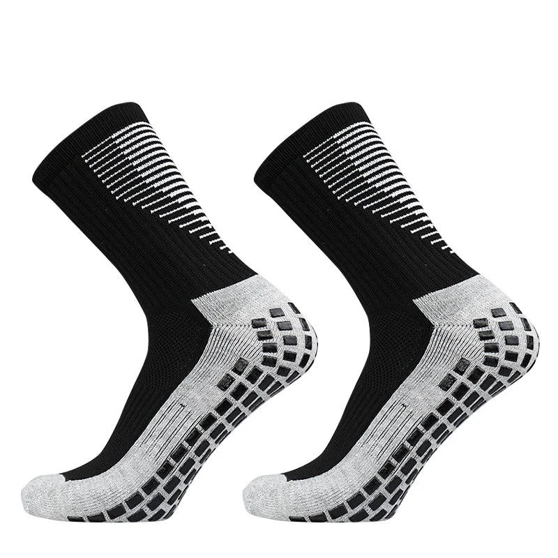 Sports 2025 and New Football Socks Women Men New Socks Non-slip Silicone Bottom Soccer Basketball Grip Socks