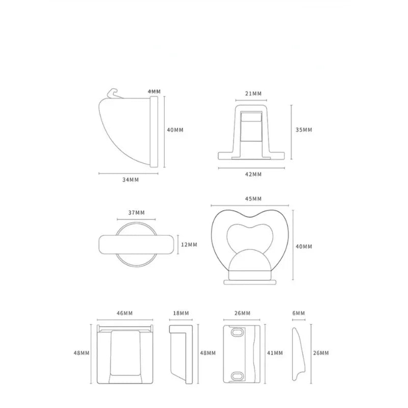 Invisible Magnetic Cabinet Lock For Baby Child Safety Lock Anti-Opening Cabinet Buckle Furniture Fittings Door Closer