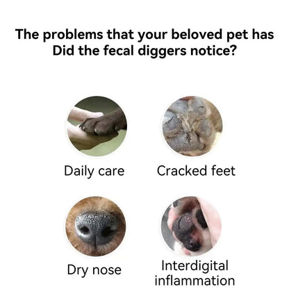 6g Dog Nose And Paw Balm Dog Paw Cream Cats Dogs Paw Protector Cream Pet Feet Moisturizer Pet Crack Feet Repair Pet Accessories