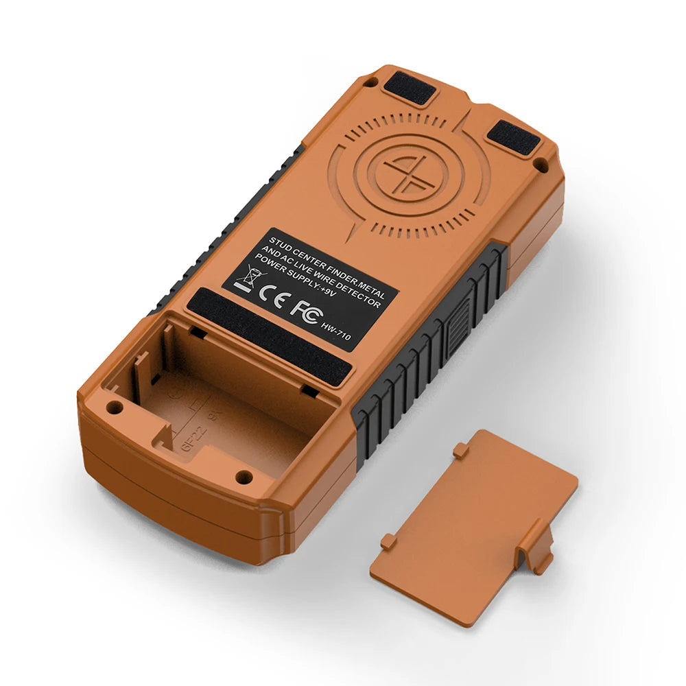 HW-710 Handheld Metal Detector Nail Finder with High-Definition LCD Display Six-in-One Wall Detector for Home Improvement