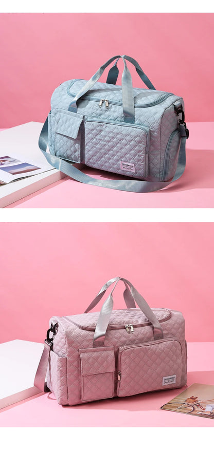 Fashion Travel Bag Handbags Large Capacity Carry On Luggage Bags Men Women Shoulder Outdoor Tote Waterproof Sport Gym Bag