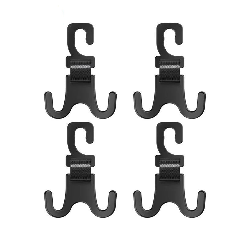 2 Pcs Car Seat Headrest Double Hook Hook Car Multifunctional Durable Bracket for Bicycle Handbag High Power Stroller Hook