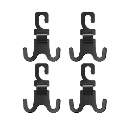 2 Pcs Car Seat Headrest Double Hook Hook Car Multifunctional Durable Bracket for Bicycle Handbag High Power Stroller Hook