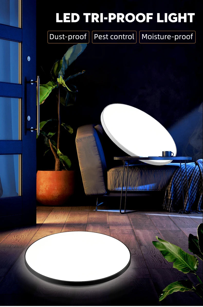 Led Ceiling Lights Ultra Thin LED Ceiling Lamps Modern Panel Light  30W 50W 72W Downlights for Living Room Bedroom Kitchen Home