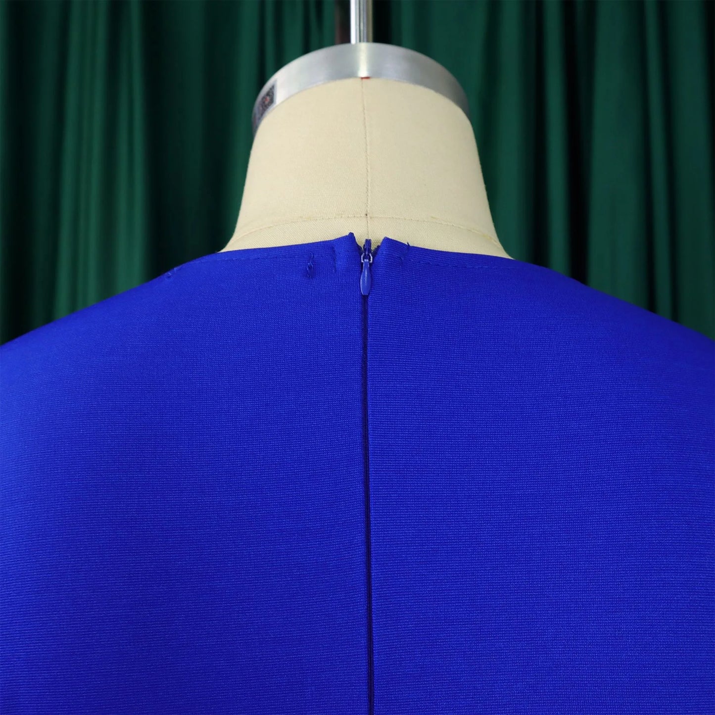 Elegant Office Dresses for Woman O Neck Full Sleeve Sheath Ruffles Package Hips Mid Calf Professional Business Work Dress Midi