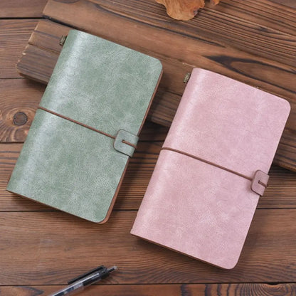 Business Portable Leather Notebook Stationery Hand Ledger Diary Book Exquisite Hardcover Notepad Office