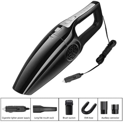 Wired handheld car vacuum cleaner, high suction portable car vacuum cleaner, suitable for light cleaning in cars/offices/homes