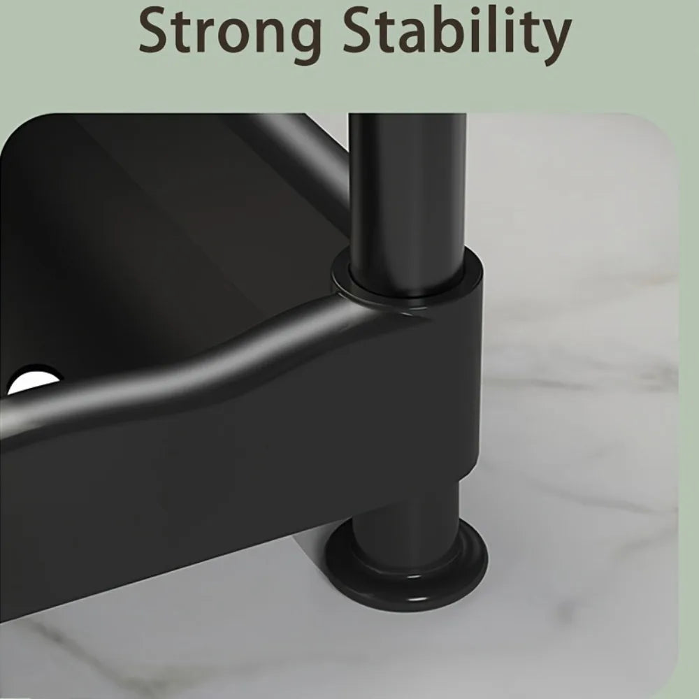 Kitchen Seasoning Shelf Spice Countertop Corner Stands Easy To Clean Space Saving Chopstick Organizer Housewear & Furnishings