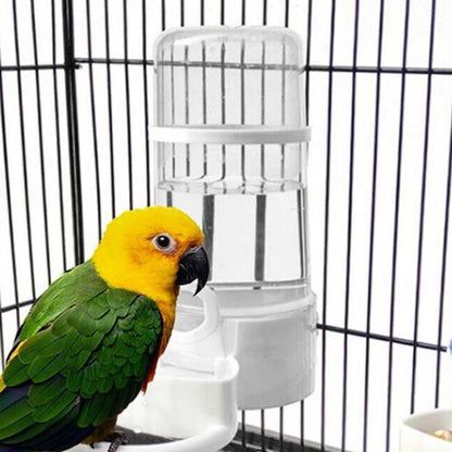 Bird Water Drinker Feeder Container Automatic Pet Feeder Birdcage Hanging Bowl Water Bottle Parrot Drinking Water Food Dispenser