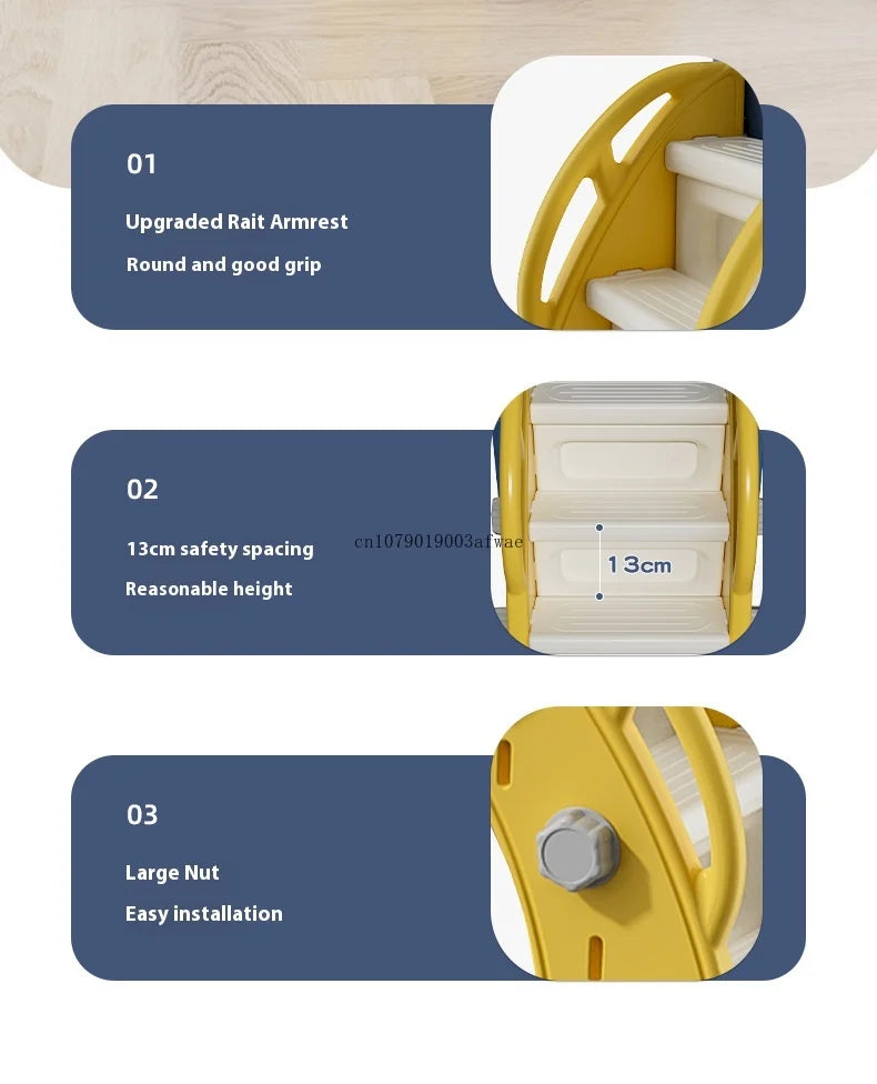 Children's Slide Outdoor Indoor Domestic Baby Sports Three-in-one Slide Swing Family Multifunction Amusement Park Toys Slide