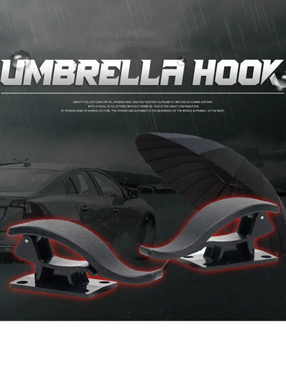 2PCS Universal Car Hook Seat Back Hook Multi-purpose Trunk Umbrella Holder Car Umbrella Storage Car Interior Accessories Storage