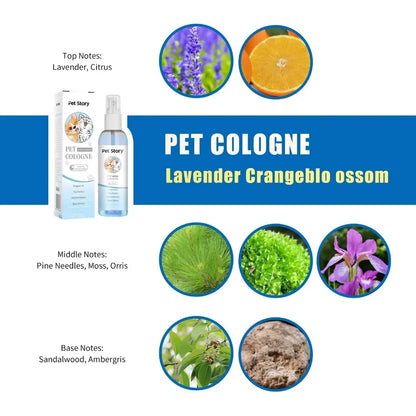 Premium Grooming Spray Dog Spray Deodorizer Perfume For Dogs - Dog Cologne Spray Long Lasting Dog Sprays - Dog Perfume Spray Lon