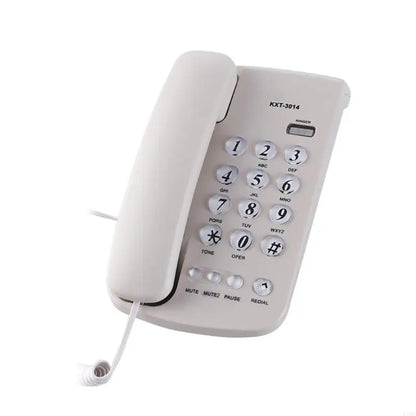 920L Corded Landline Telephone Desk House Phone with Large Buttons Home Phone Corded Telephone for Home Office Hotel Bathroo
