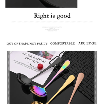 2Pcs Silver Stainless Steel Salad Spoon Fork Salad Server European Style Salad Dinnerware Cutlery Set Kitchen Tool Accessories