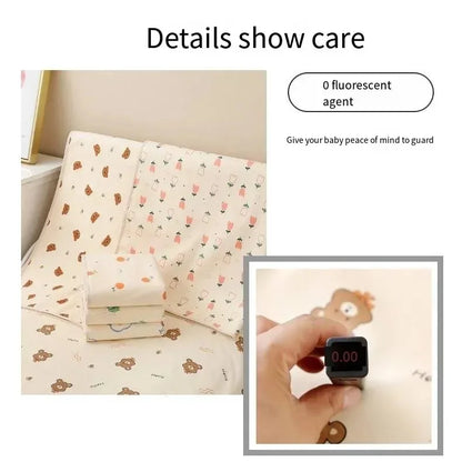 120*90CM Infant Change Diaper Pad Cover Washable Newborn Bed Nappy Mattress Crib Sheet Waterproof Baby Urine Mat Cotton Reusable