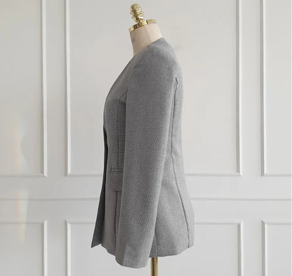 Women Vintage High Quality Office Suit Ladies Work Wear OL Pantsuits Formal Female Blazer Jacket Vest Trousers 3 Pieces Set