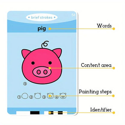 Educational Learning Talking Flash Cards Kindergarten Kids English Language Electronic Audio Book Learn English Words Toys Gifts